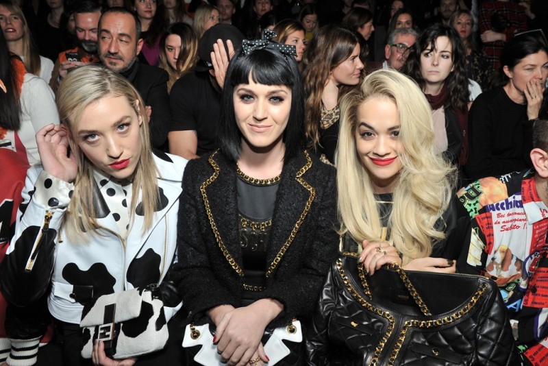 Mia Moretti, Katy Perry, and Rita Ora.