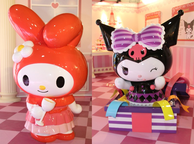 百變Hello Kitty 40週年特展 時尚PARTY區-美樂蒂、酷洛米
