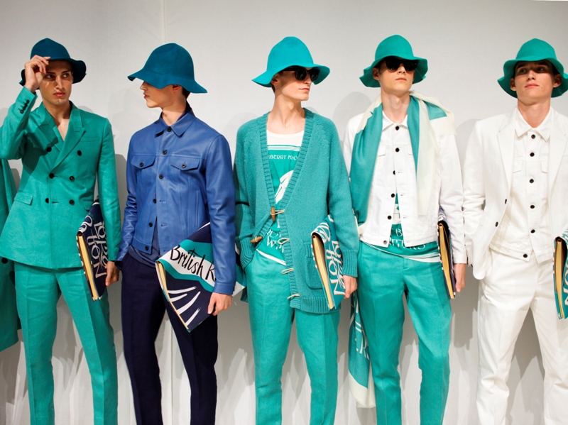 Backstage at the Burberry Prorsum Menswear Spring Summer 2015 Sho_014