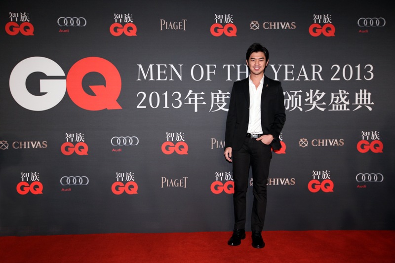 Bolin Chen wearing mens tailoring attend GQ awards in Beijing _ August 2013