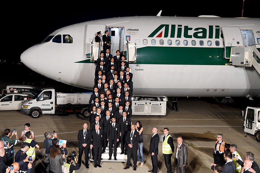 Italy Departs To Brazil
