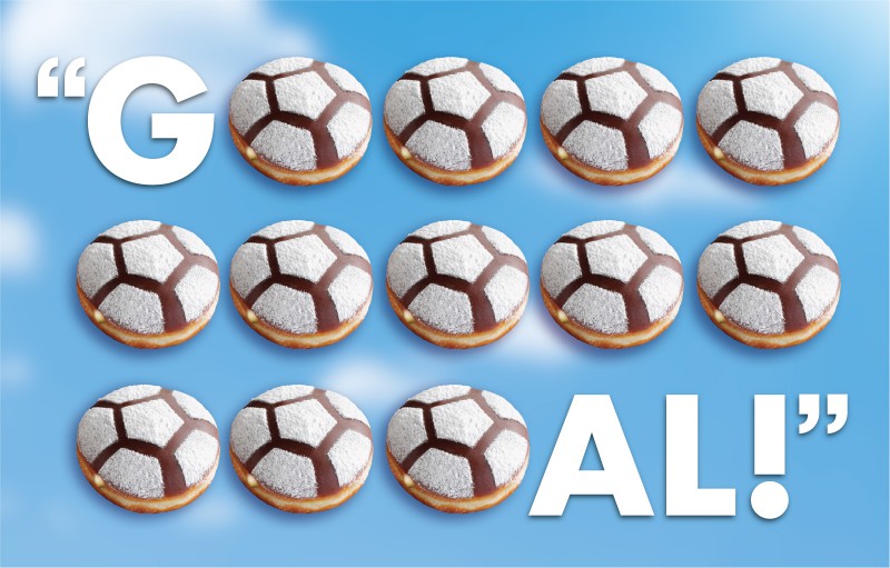 Krispy Kreme足球甜甜圈形象圖-2