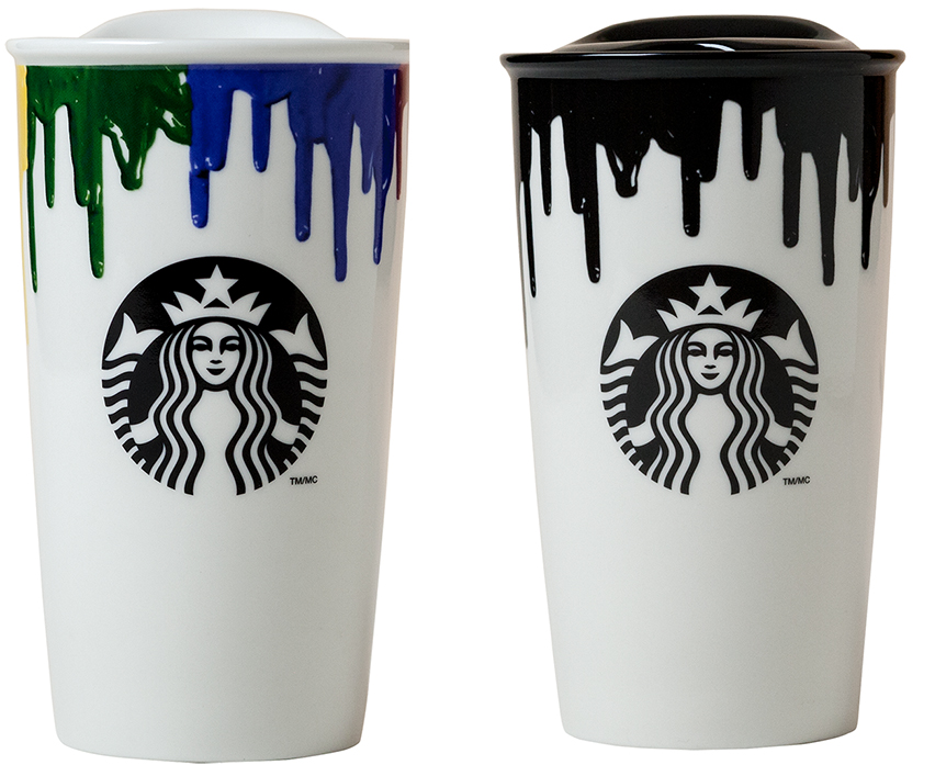 starbucks band of outsiders teams up