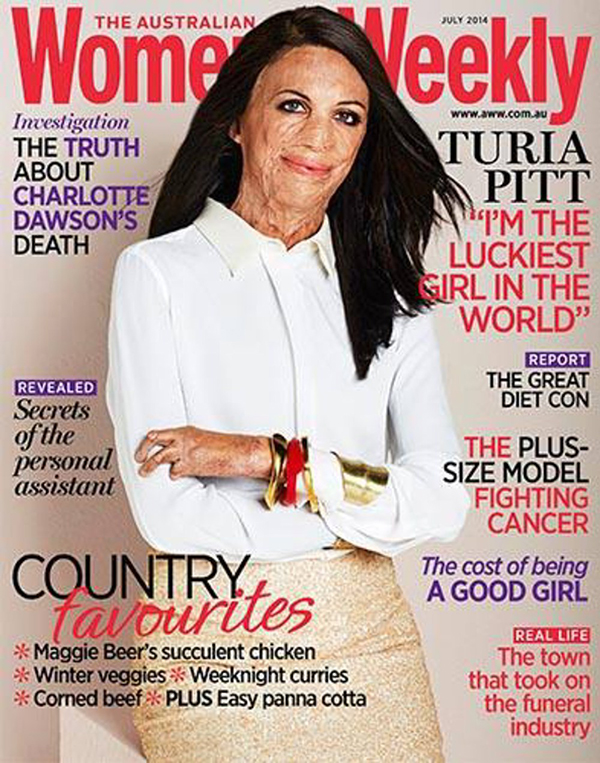 turia pitt australian women weekly cover