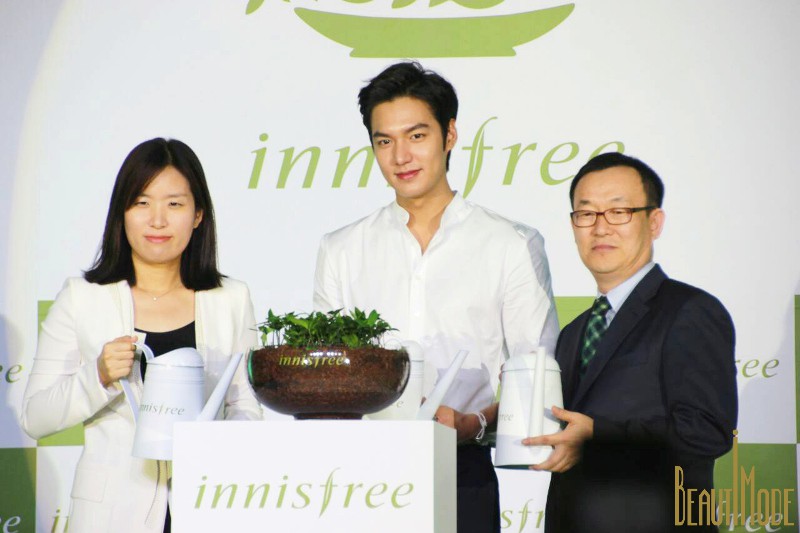 李敏鎬將來自濟州島的天然化妝品牌innisfree帶到台灣4