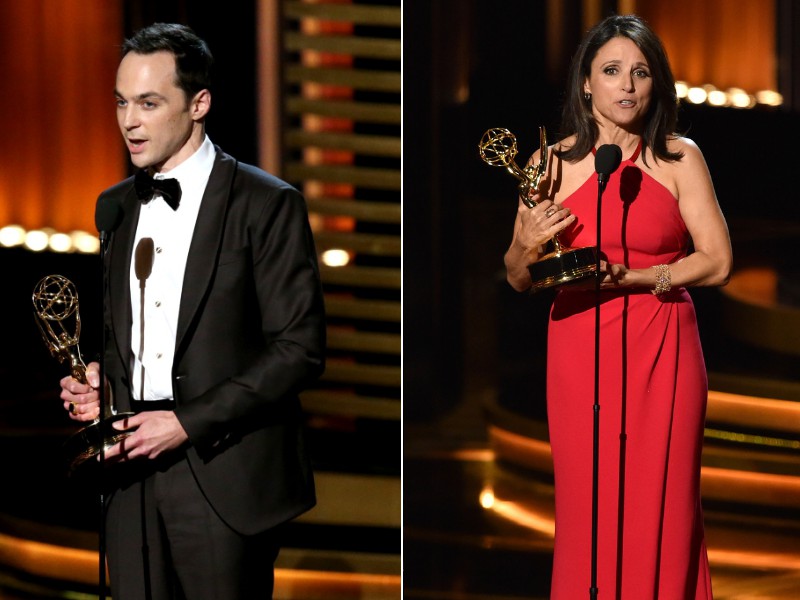 「Sheldon」吉姆帕森斯與《副人之仁》茱莉亞路易斯卓弗斯皆是第4度問鼎喜劇視帝與視后。