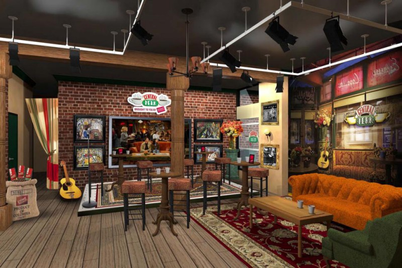 《六人行》劇中主角們相聚的Central Perk咖啡館，如今也確定將搬到現實生活中與影迷們見面。