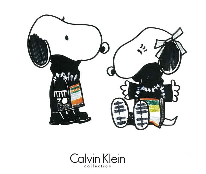 Calvin Klein史努比與貝兒  「Snoopy in Fashion」時尚計畫