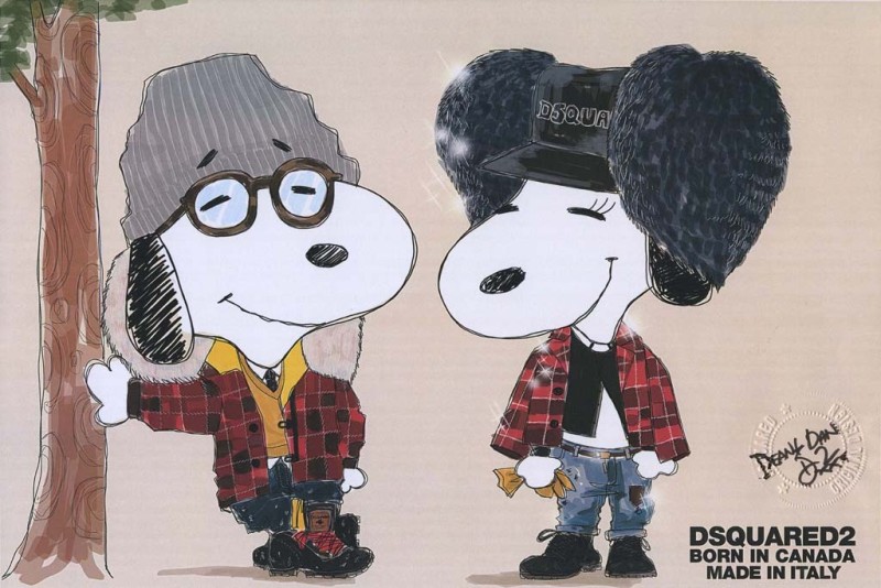 DSquared2 史努比與貝兒  「Snoopy in Fashion」時尚計畫2