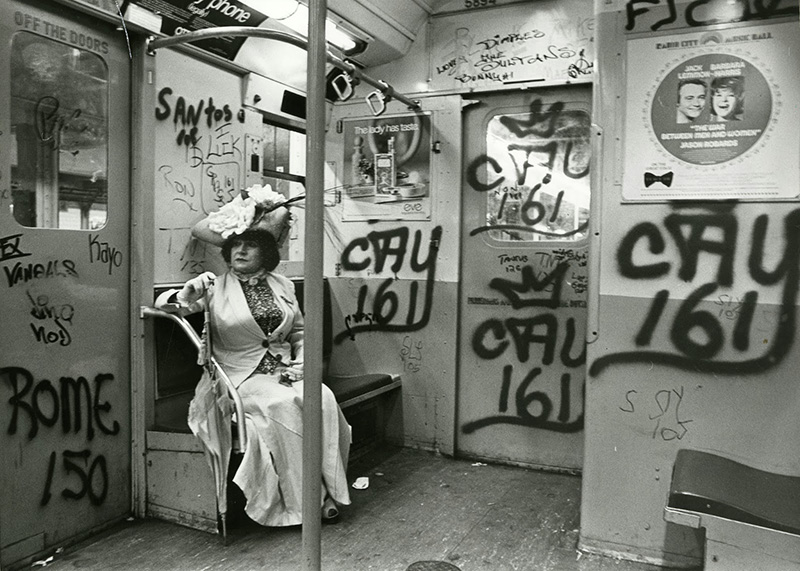 這張為美國傳奇女性攝影師Editta Sherman拍攝的照片是Bill Cunningham的經典作。