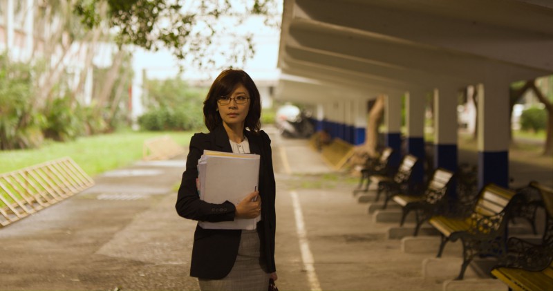 賈靜雯在片中飾演林律師，同時也為了保護家庭而付出愛與堅持。
