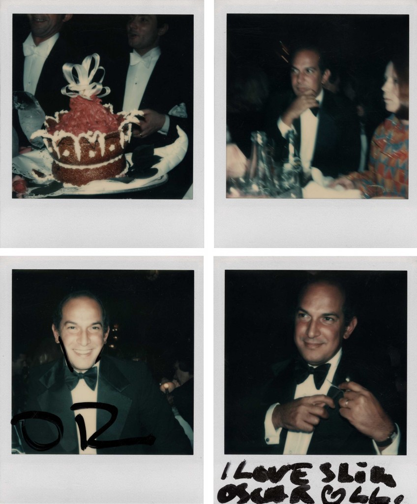 ANDY WARHOL (1928-1987) Oscar de la Renta four unique polaroid prints each: 4¼ x 3½ in. (10.8 x 8.6 cm.) Executed circa 1977.