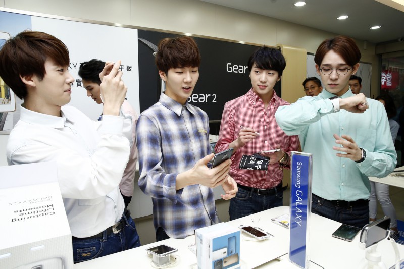WINNER體驗Samsung GALAXY Note 4