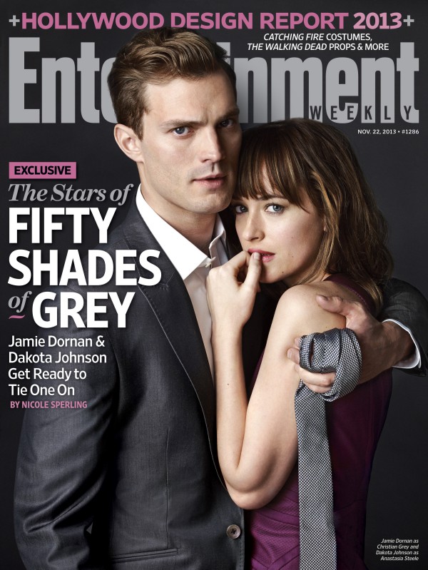 《格雷的五十道陰影》男、女主角登上 EW雜誌封面