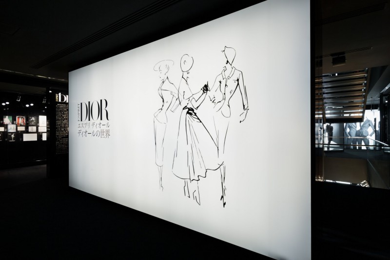 「Esprit Dior迪奧精神展」展區入口