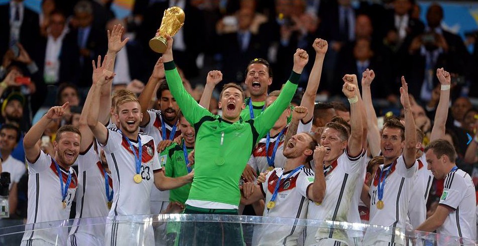 德國隊奪下2014巴西世足冠軍