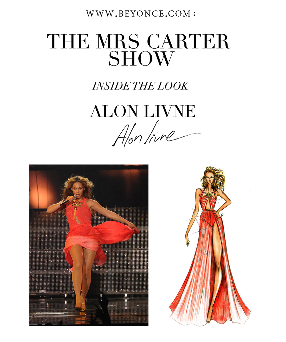 Alon Livne為碧昂絲設計的禮服