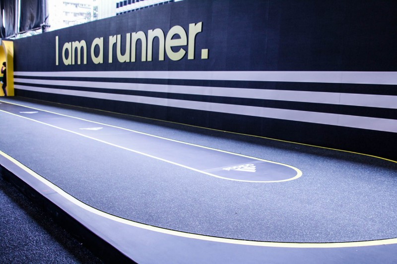 adidas-Running-Expo-跑步博覽會「U型跑道」