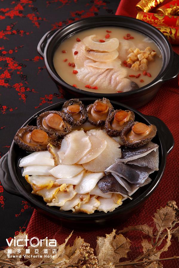 台北維多利亞酒店推出多種傳統年菜菜色（圖／台北維多利亞酒店FB）