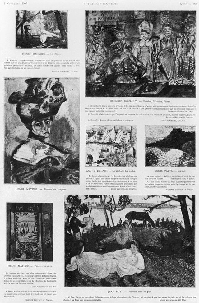 Les_Fauves_Exhibition_at_the_Salon_D'Automne,_from_L'Illustration,_4_November_1905