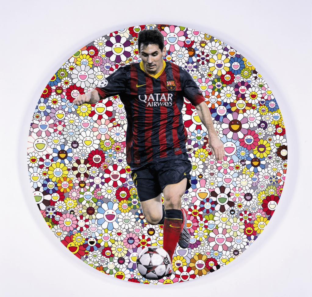 Lionel Messi and a Universe of Flowers Takashi Murakami