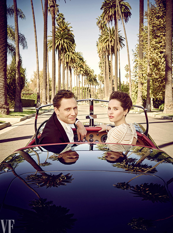 《Vanity Fair》2015好萊塢特刊 ／湯姆希德斯頓Tom Hiddleston、費莉絲蒂瓊斯Felicity Jones