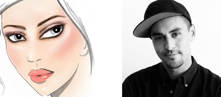全球知名彩妝師Yadim的作品除了常見於各大時裝週外，Lady Gaga《Applause》MV中大膽暈染的妝容也是出自他的手筆。(圖/媚比琳)
