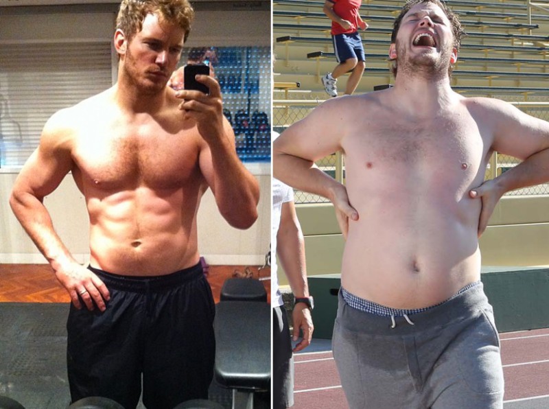 克里斯普瑞特靠著意志力鍛鍊運動和改變飲食習慣成功瘦身