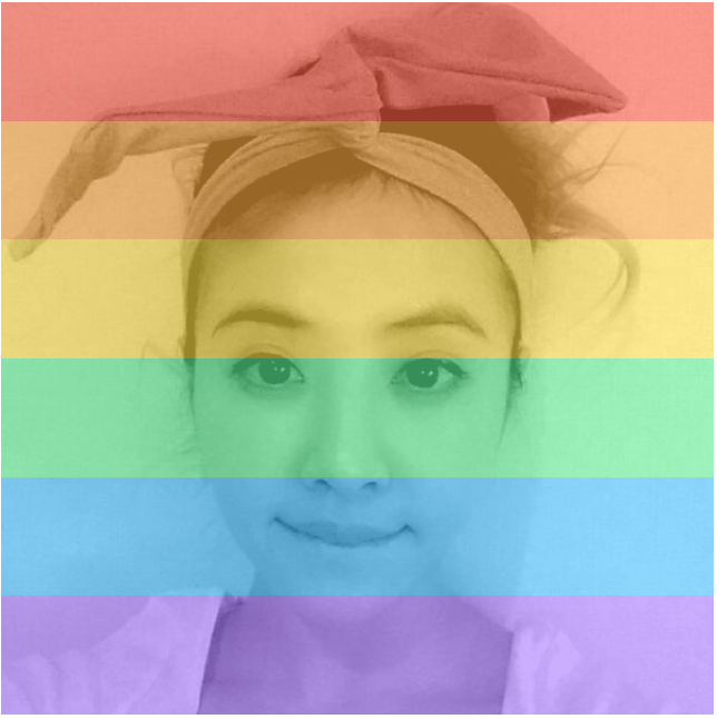 蔡依林挺婚姻平權，特地將臉書大頭照換成彩虹版。