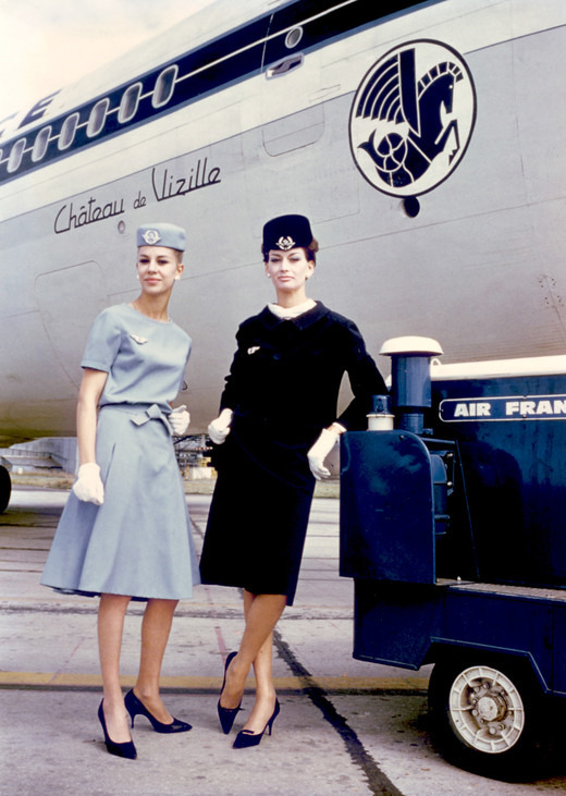 Dior為法國航空設計的制服（圖／fashion-headline）