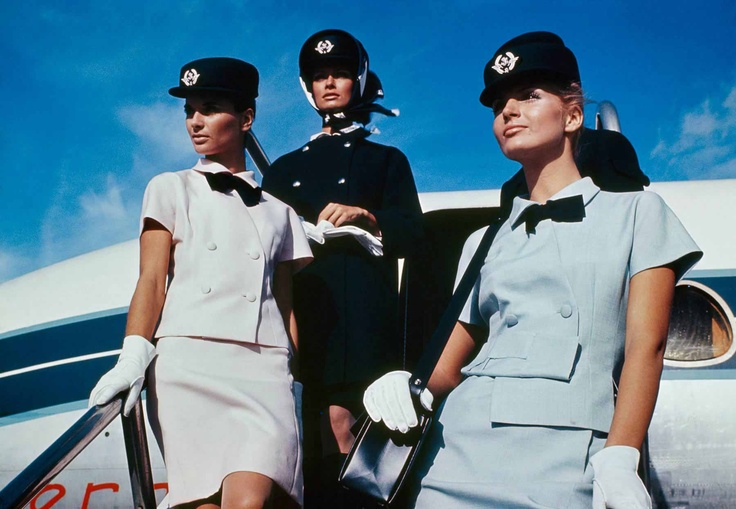 傳奇設計師Balenciaga為法國航空打造的制服最為經典（圖／fashion-headline）