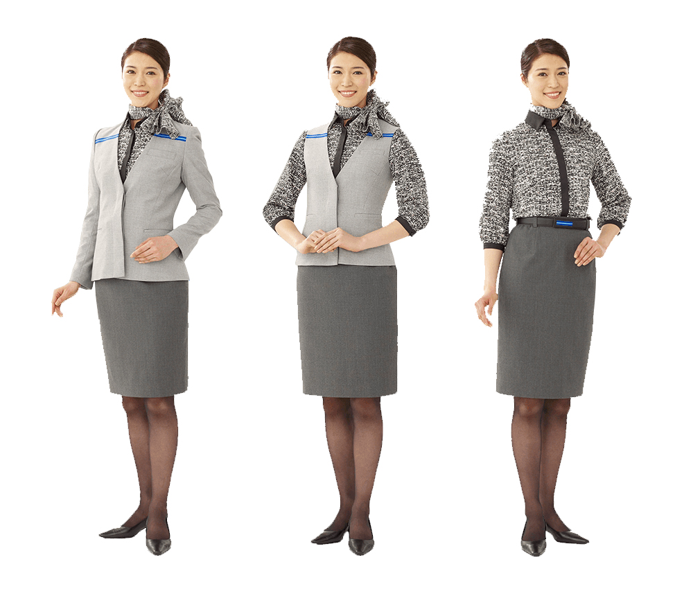 ANA全日空貴賓室服務人員的制服較顯活潑（圖／ANA）