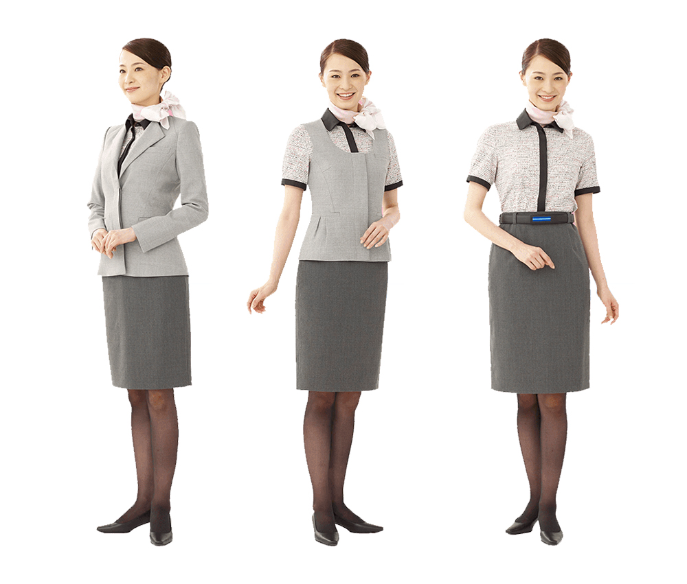 ANA全日空地勤人員的制服以親切為主要訴求（圖／ANA）
