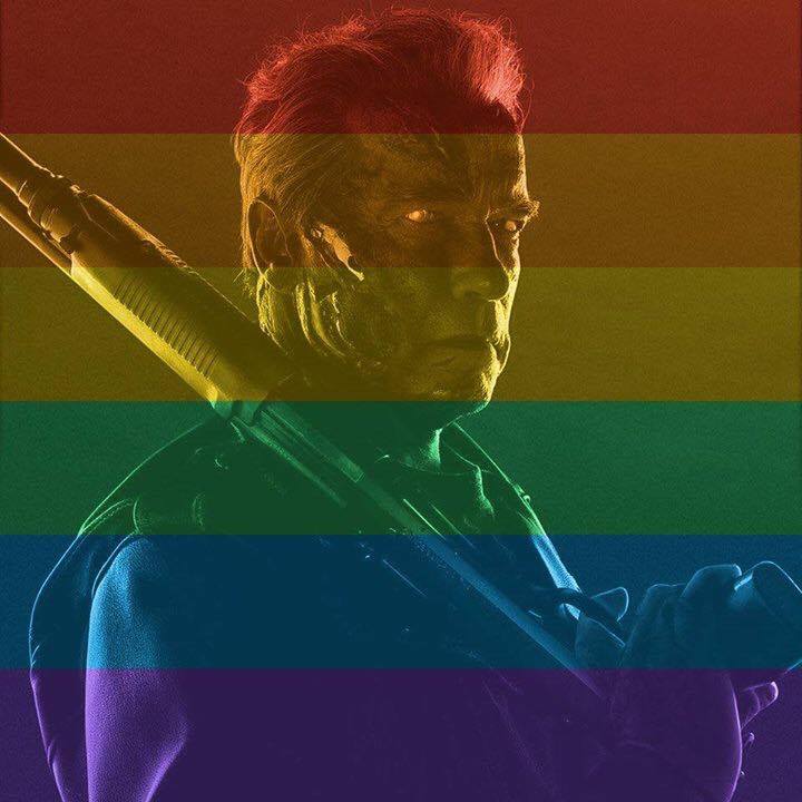 Arnold Schwarzenegger 彩虹大頭照
